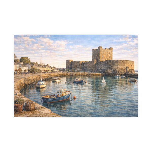 320730821648262509_2048.jpeg Carrickfergus Castle Matte Canvas Print — Coastal Seascape Wall Art