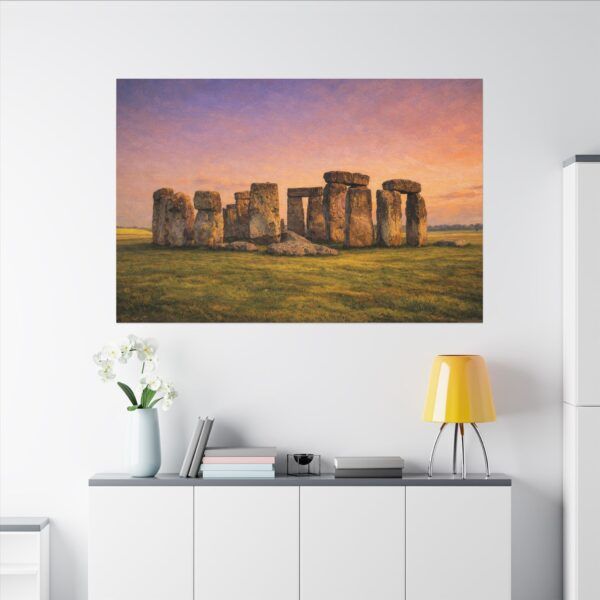 3512483373281115164_2048.jpeg Stonehenge Sunrise Canvas Print — Matte Stretched Wall Art