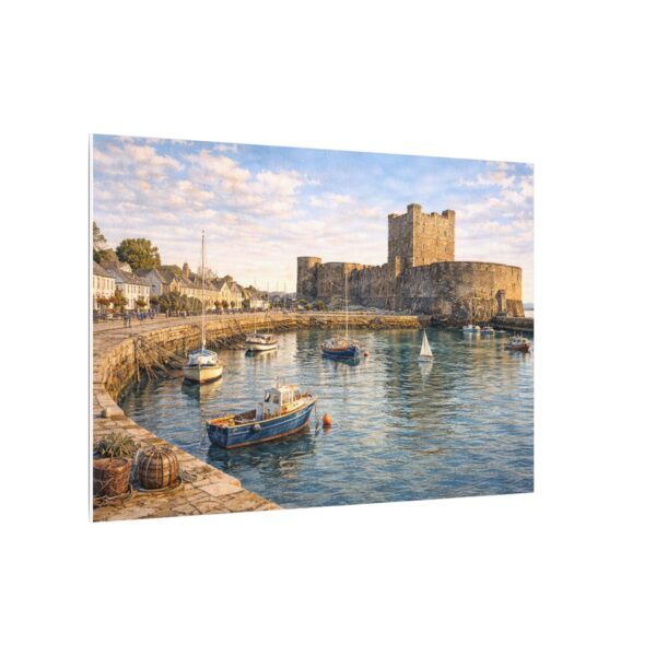 3579401972212560564_2048.jpeg Carrickfergus Castle Matte Canvas Print — Coastal Seascape Wall Art