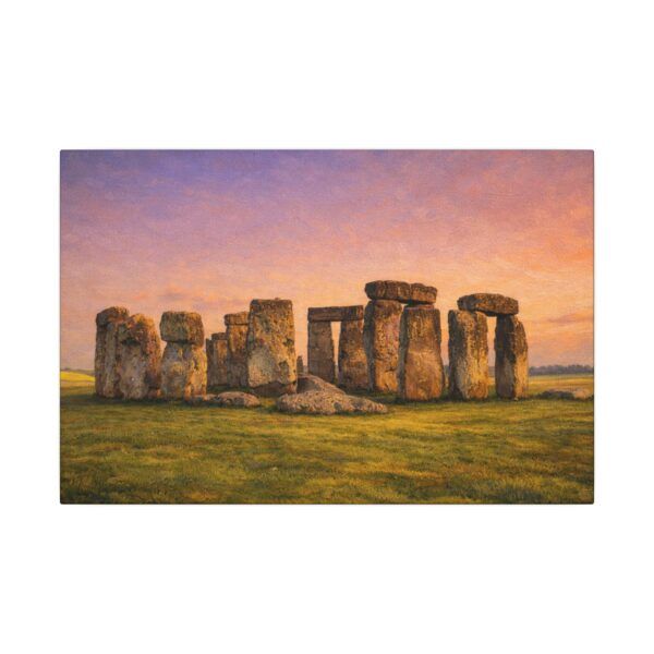 3684172759926545112_2048.jpeg Stonehenge Sunrise Canvas Print — Matte Stretched Wall Art