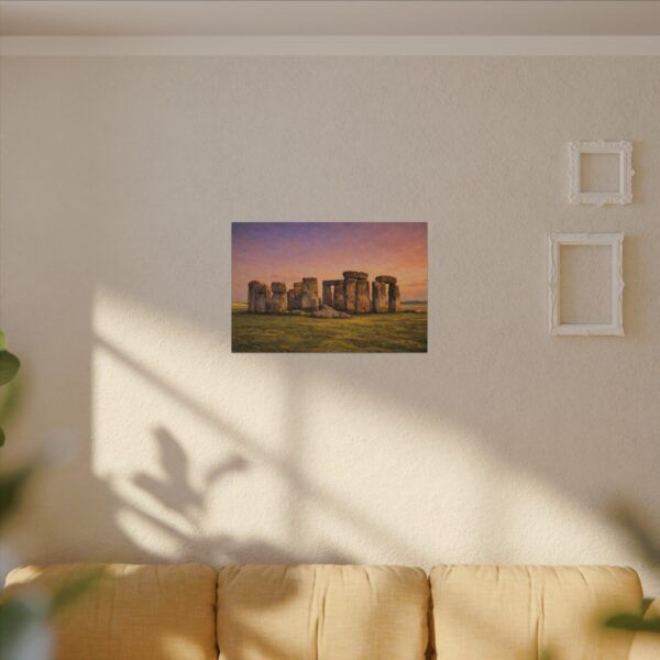 3982281252511148341_2048.jpeg Stonehenge Sunrise Canvas Print — Matte Stretched Wall Art