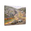 Eau Rouge Magic Canvas Print — Spa-Francorchamps Motorsport Wall Art