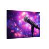 4287544744009718809_2048.jpeg Microphone on Stage Matte Canvas Wall Art — Live Music Concert Photography Print