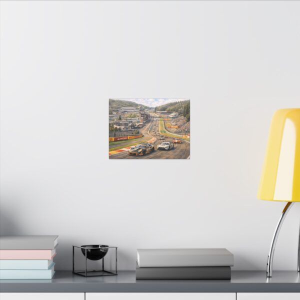 Eau Rouge Magic Canvas Print — Spa-Francorchamps Motorsport Wall Art
