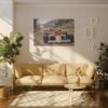 Senna Magic Formula 1 Racing Canvas Print — Classic Marlboro McLaren Grand Prix Wall Art
