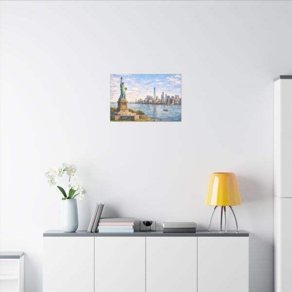 5336592549836173639_2048.jpeg Statue of Liberty New York City Skyline Matte Canvas Print