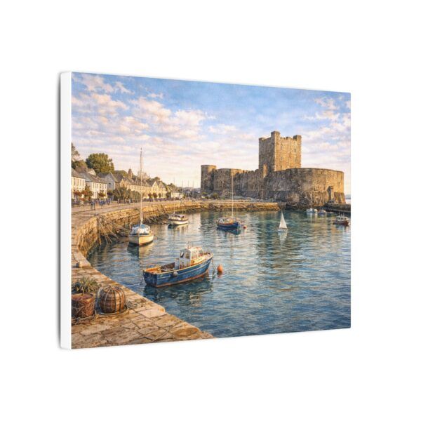 5885749922736147183_2048.jpeg Carrickfergus Castle Matte Canvas Print — Coastal Seascape Wall Art