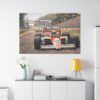 Senna Magic Formula 1 Racing Canvas Print — Classic Marlboro McLaren Grand Prix Wall Art
