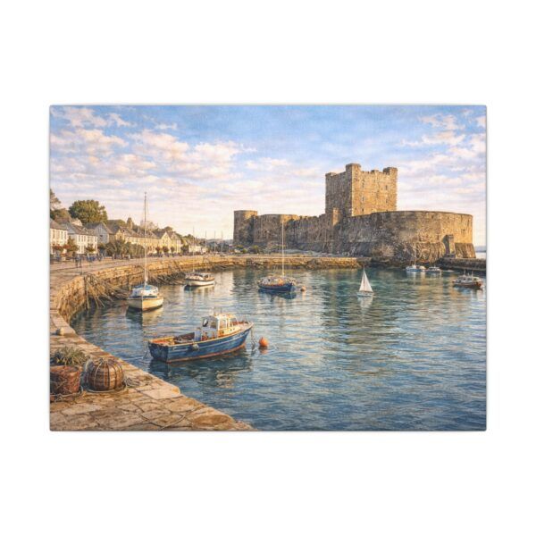 6322225298259732423_2048.jpeg Carrickfergus Castle Matte Canvas Print — Coastal Seascape Wall Art