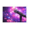 6360248190634664022_2048.jpeg Microphone on Stage Matte Canvas Wall Art — Live Music Concert Photography Print