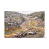 Eau Rouge Magic Canvas Print — Spa-Francorchamps Motorsport Wall Art