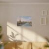 6734439431220786921_2048.jpeg Paris Eiffel Tower River View Matte Canvas Wall Art — Stretched Canvas Print