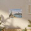 6904107578709025154_2048.jpeg Statue of Liberty New York City Skyline Matte Canvas Print