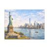 7460454979989041262_2048.jpeg Statue of Liberty New York City Skyline Matte Canvas Print