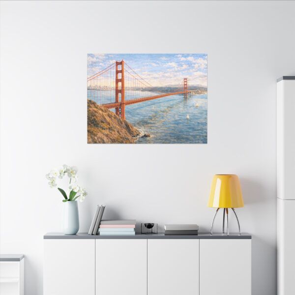 7500659003793888934_2048.jpeg Golden Gate Bridge Canvas Wall Art — San Francisco Coastal Landscape Print