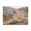 Eau Rouge Magic Canvas Print — Spa-Francorchamps Motorsport Wall Art