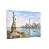 8311309905403650436_2048.jpeg Statue of Liberty New York City Skyline Matte Canvas Print