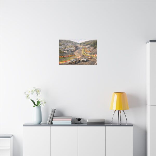 Eau Rouge Magic Canvas Print — Spa-Francorchamps Motorsport Wall Art