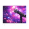 838909156413116915_2048.jpeg Microphone on Stage Matte Canvas Wall Art — Live Music Concert Photography Print