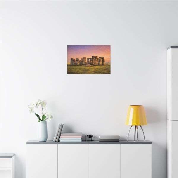 8463237888351418455_2048.jpeg Stonehenge Sunrise Canvas Print — Matte Stretched Wall Art