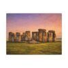 9153383812237000393_2048.jpeg Stonehenge Sunrise Canvas Print — Matte Stretched Wall Art