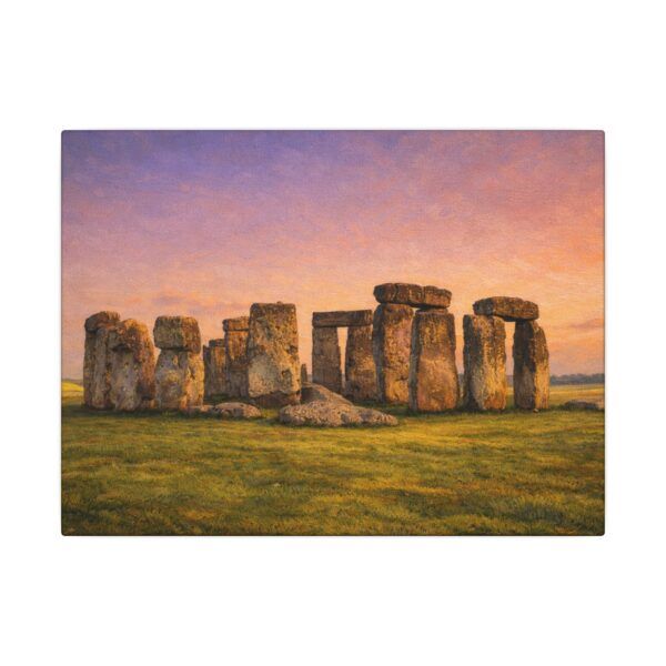 9153383812237000393_2048.jpeg Stonehenge Sunrise Canvas Print — Matte Stretched Wall Art
