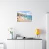 White Rocks Beach Coastal Cliffs Seascape Canvas Print — Beach Landscape Wall Art