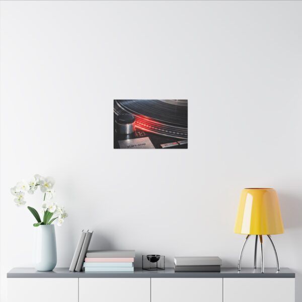 1353826202562729141_2048.jpeg Turntable Vinyl Canvas Print — 'start-stop' DJ Record Player Wall Art