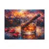 Whiskey & Cigar Canvas Print — Romantic Barroom Wall Art
