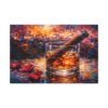Whiskey & Cigar Canvas Print — Romantic Barroom Wall Art