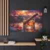 Whiskey & Cigar Canvas Print — Romantic Barroom Wall Art