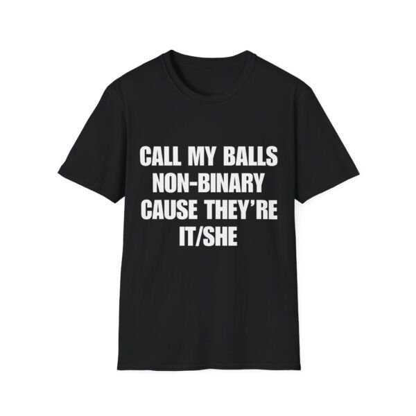 13295305532746771533_2048.jpeg Call My Balls Non-Binary – Funny Offensive T-Shirt