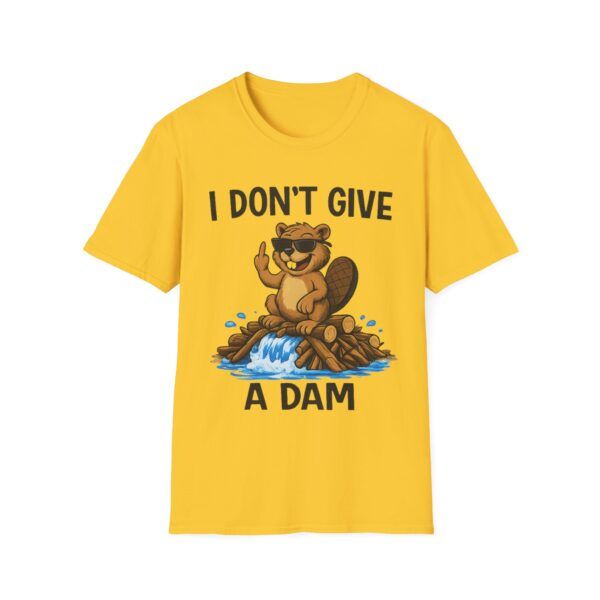 I Don't Give A Dam Beaver T-Shirt – Funny Wildlife Graphic Tee