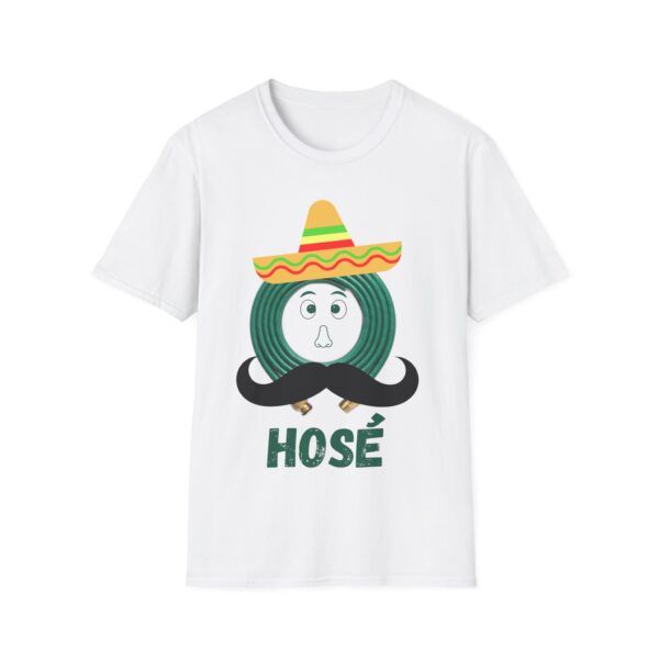 Hose Sombrero T‑Shirt — Funny 'HOSÉ' Mustache Taco Night Shirt