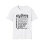 10 Rules for Dating My Daughter T-Shirt — Funny Protective Dad/Mum T-shirt